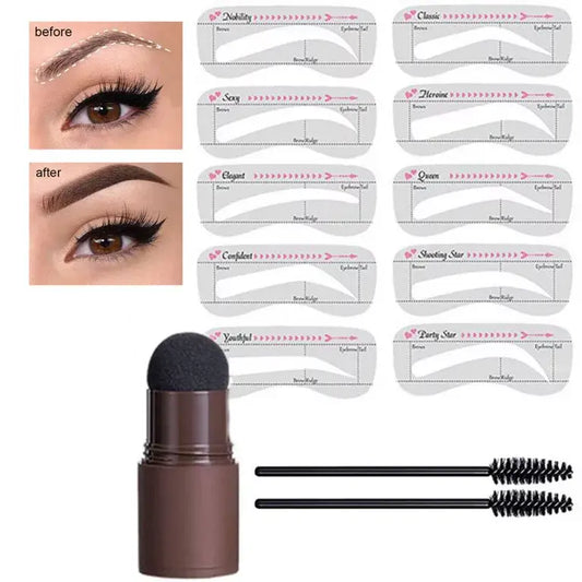 LÁPIZ PARA CEJAS CON SET DE PLANTILLAS